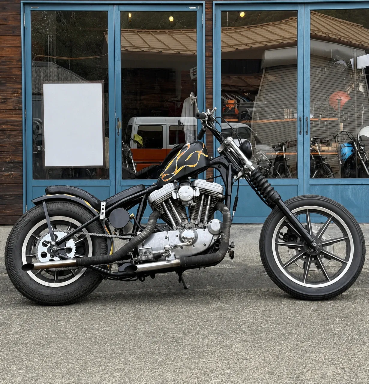 93'XL883H SPORTSTER RIGID